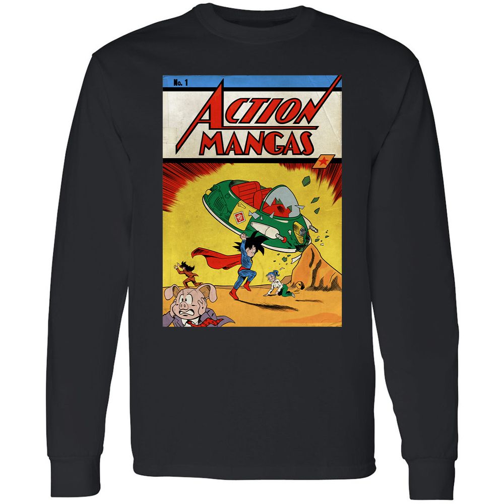 Long Sleeve T-Shirt - 6WM9RLBL - Black - 1