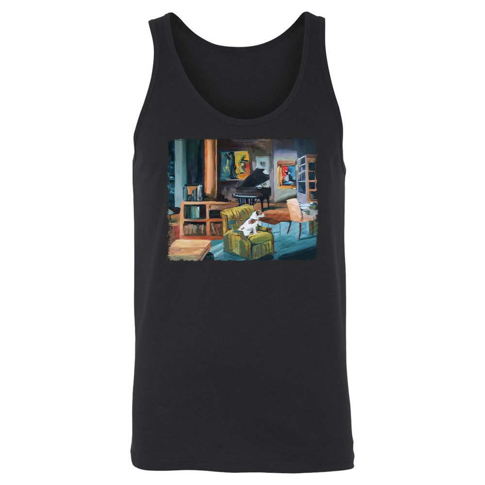 Unisex Jersey Tank - Z4JZ9E54 - Black - 1