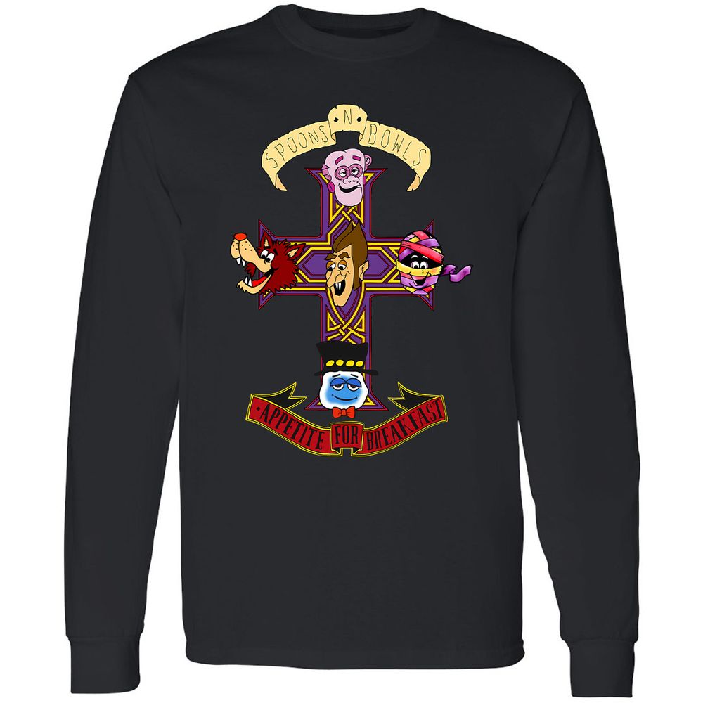 Long Sleeve T-Shirt - RUQDN8SH - Black - 1