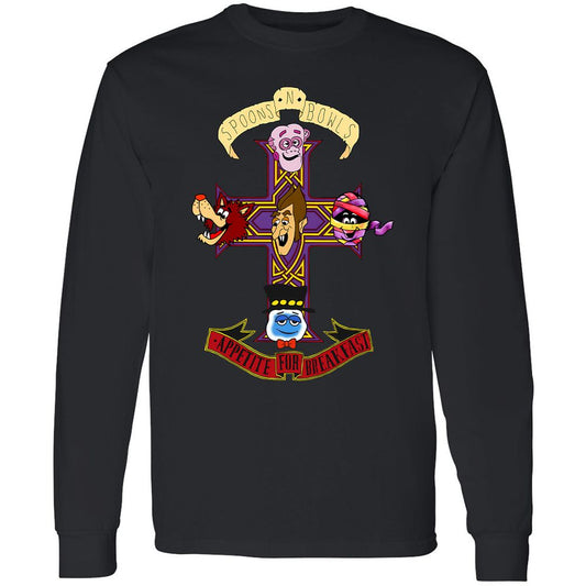 Long Sleeve T-Shirt - RUQDN8SH - Black - 1