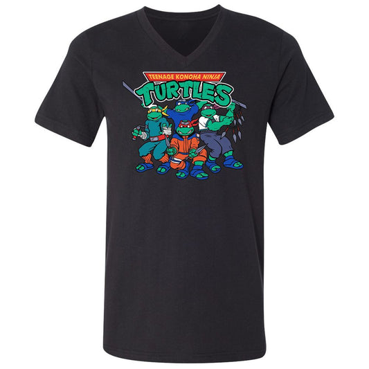 Unisex V-Neck T-Shirt - MBM4HVYH - Black - 1