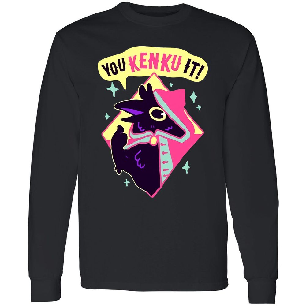 Long Sleeve T-Shirt - E1YKPWSX - Black - 1