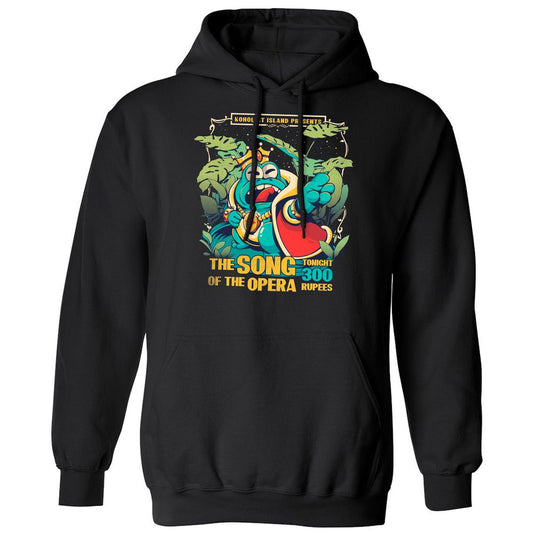 Classic Unisex Hoodie - RLDUK34V - Black - 1