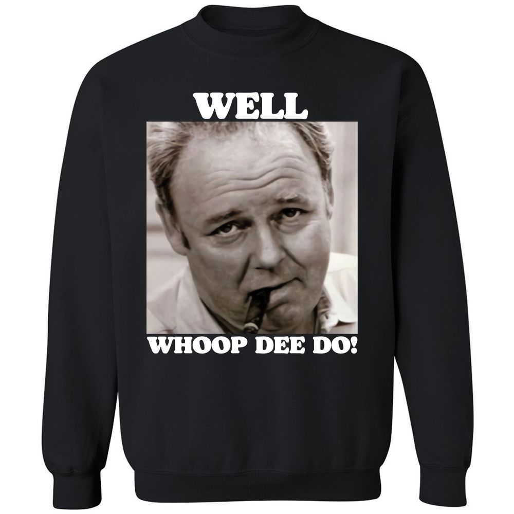 Funny 70s Tv Quote Whoop Dee Do - Black - 1
