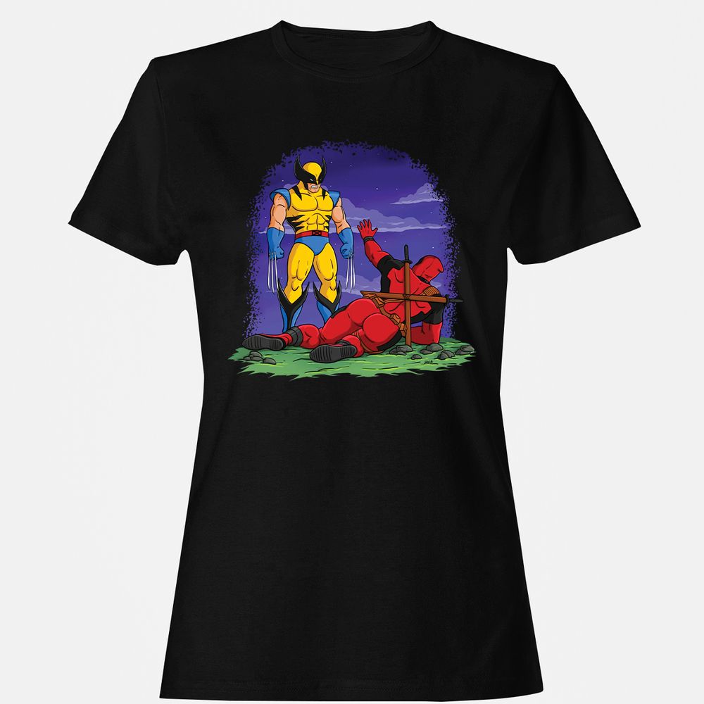 Women's T-Shirt - MPVBL6AF - Black - 1