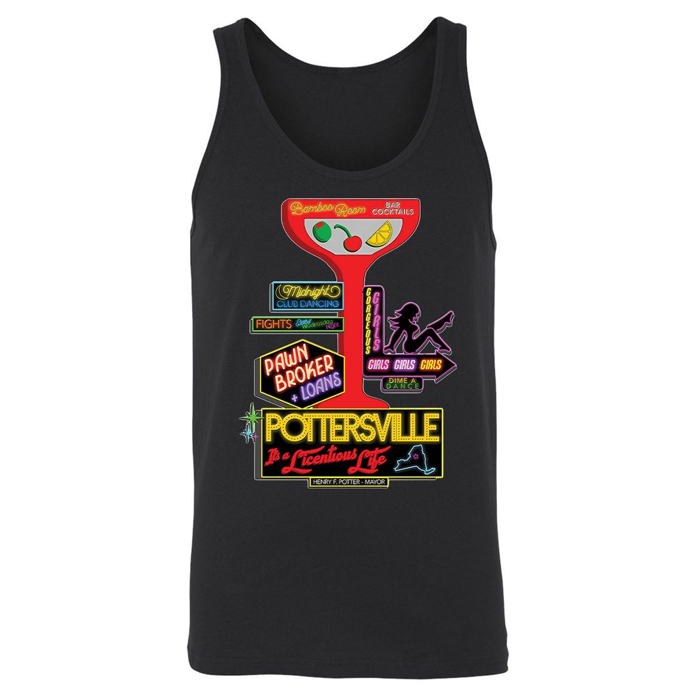 Unisex Jersey Tank - AHAQE46V - Black - 1