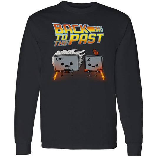 Long Sleeve T-Shirt - KKGVUZ6W - Black - 1