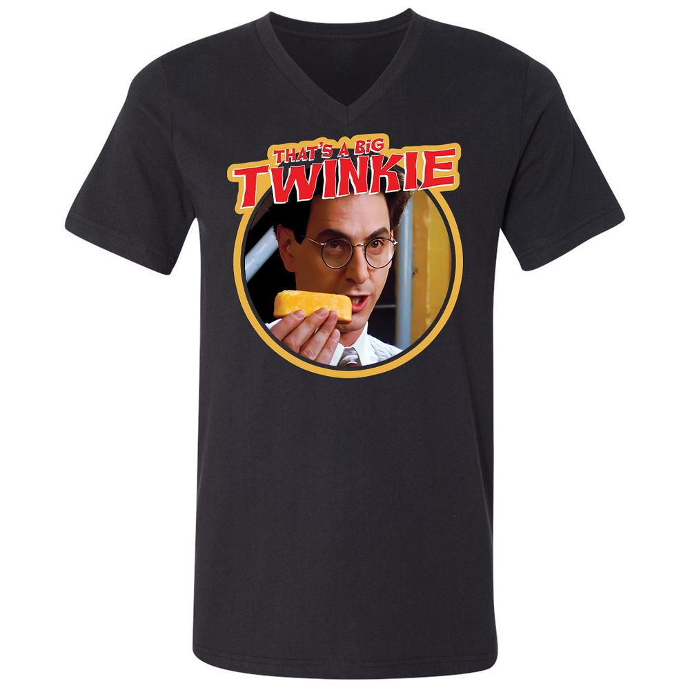 Unisex V-Neck T-Shirt - HD5E2XY5 - Black - 1