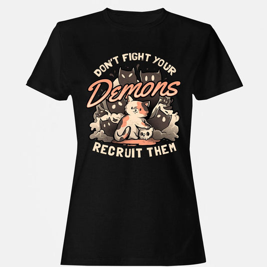 Women's T-Shirt - A4YQWAFN - Black - 1