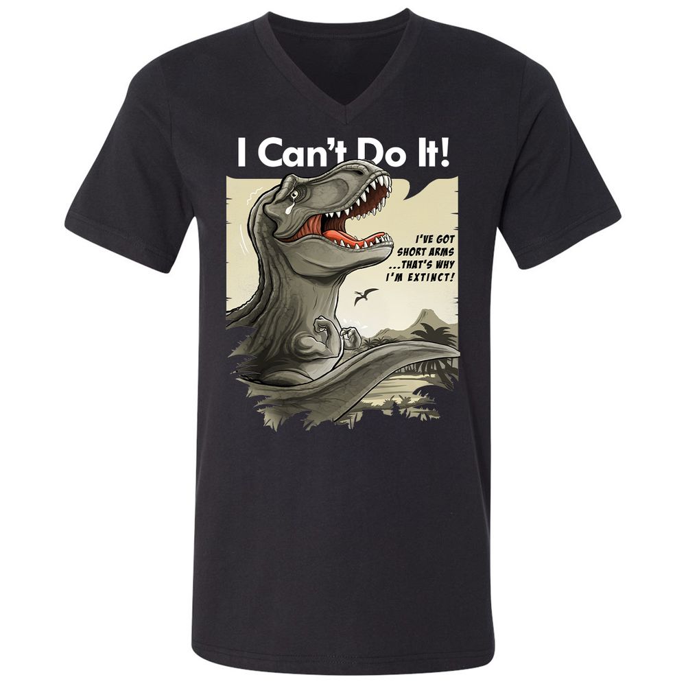 Unisex V-Neck T-Shirt - 2GM9G4FB - Black - 1