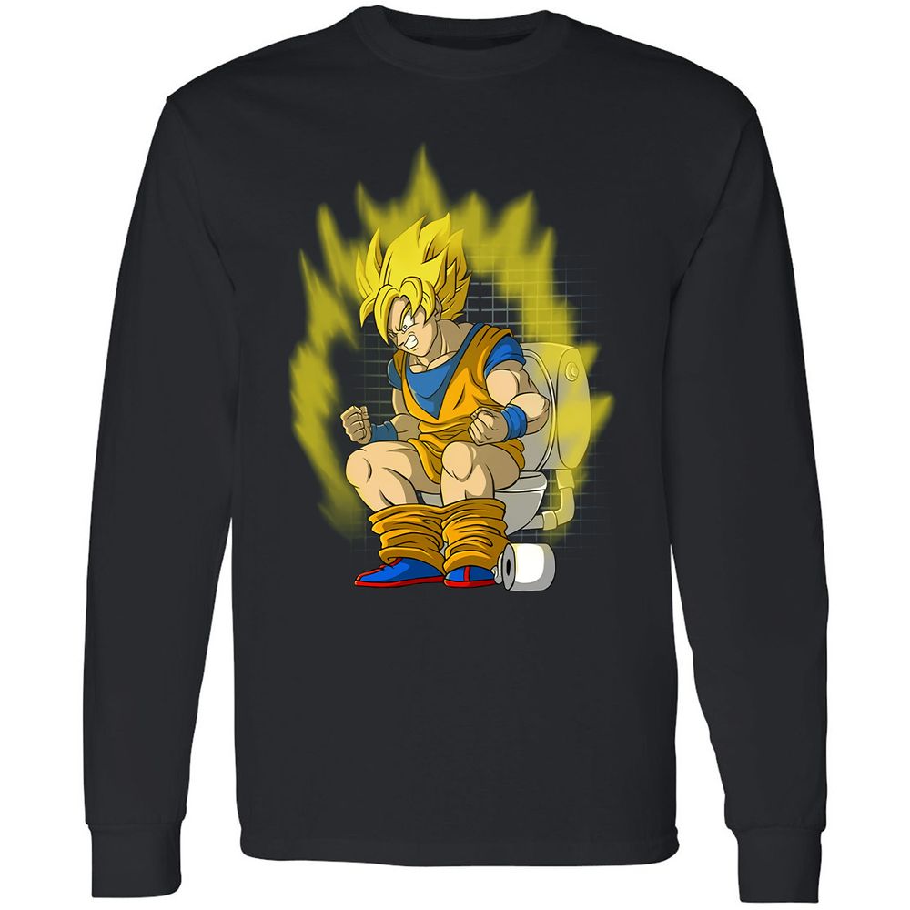 Long Sleeve T-Shirt - PZBRJQTK - Black - 1