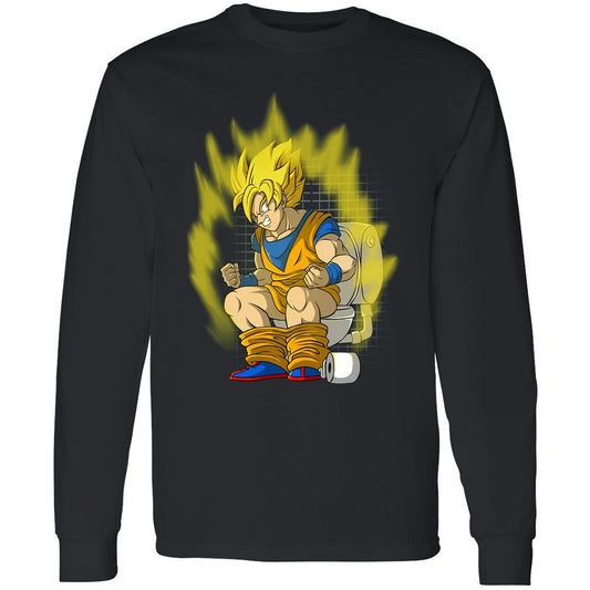 Long Sleeve T-Shirt - PZBRJQTK - Black - 1