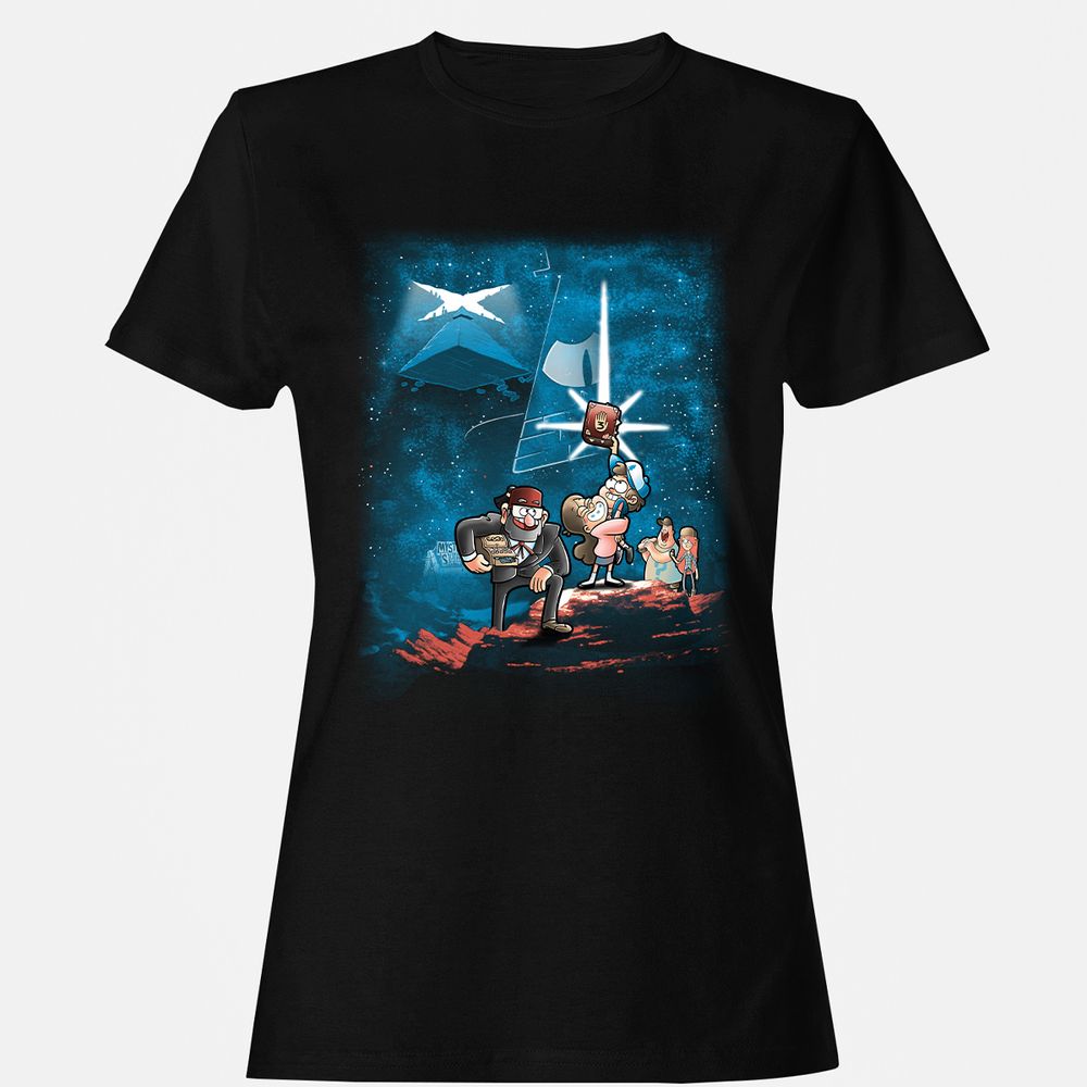 Women's T-Shirt - 3BTMQRP5 - Black - 1