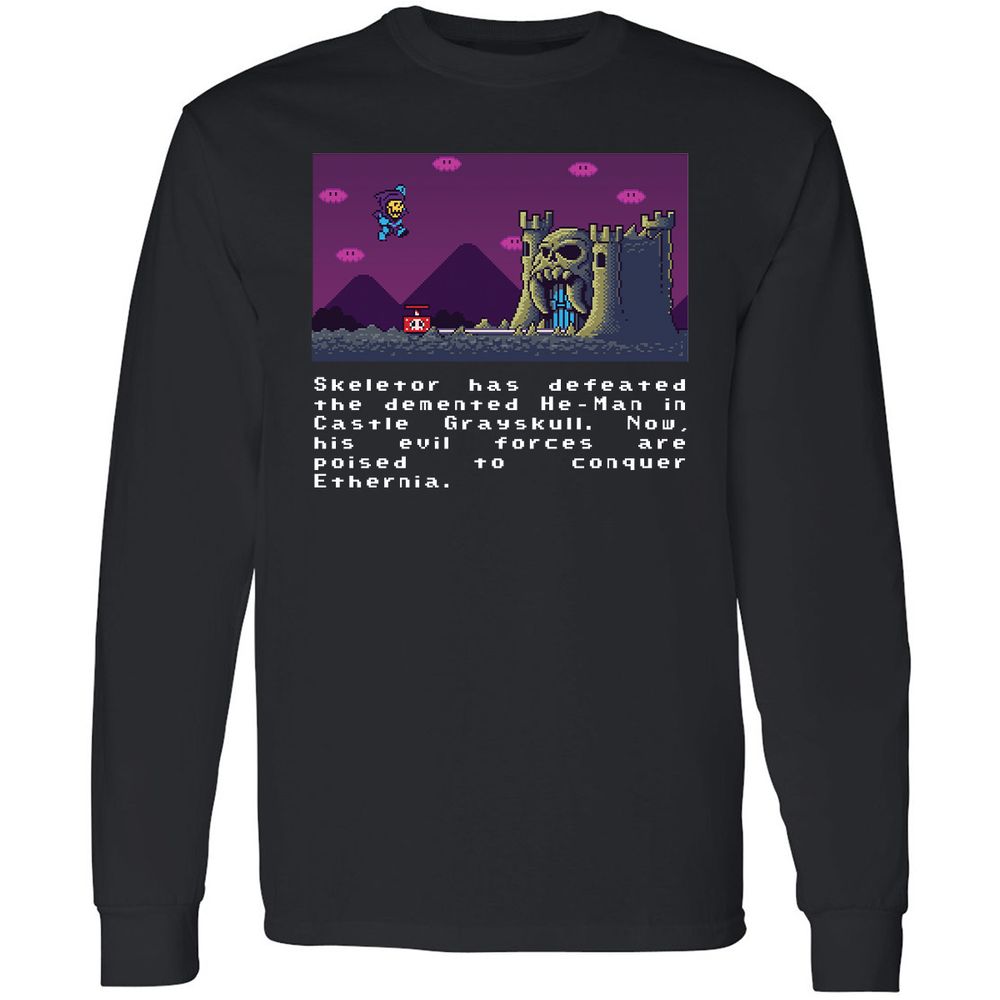 Long Sleeve T-Shirt - BG3FEJB5 - Black - 1