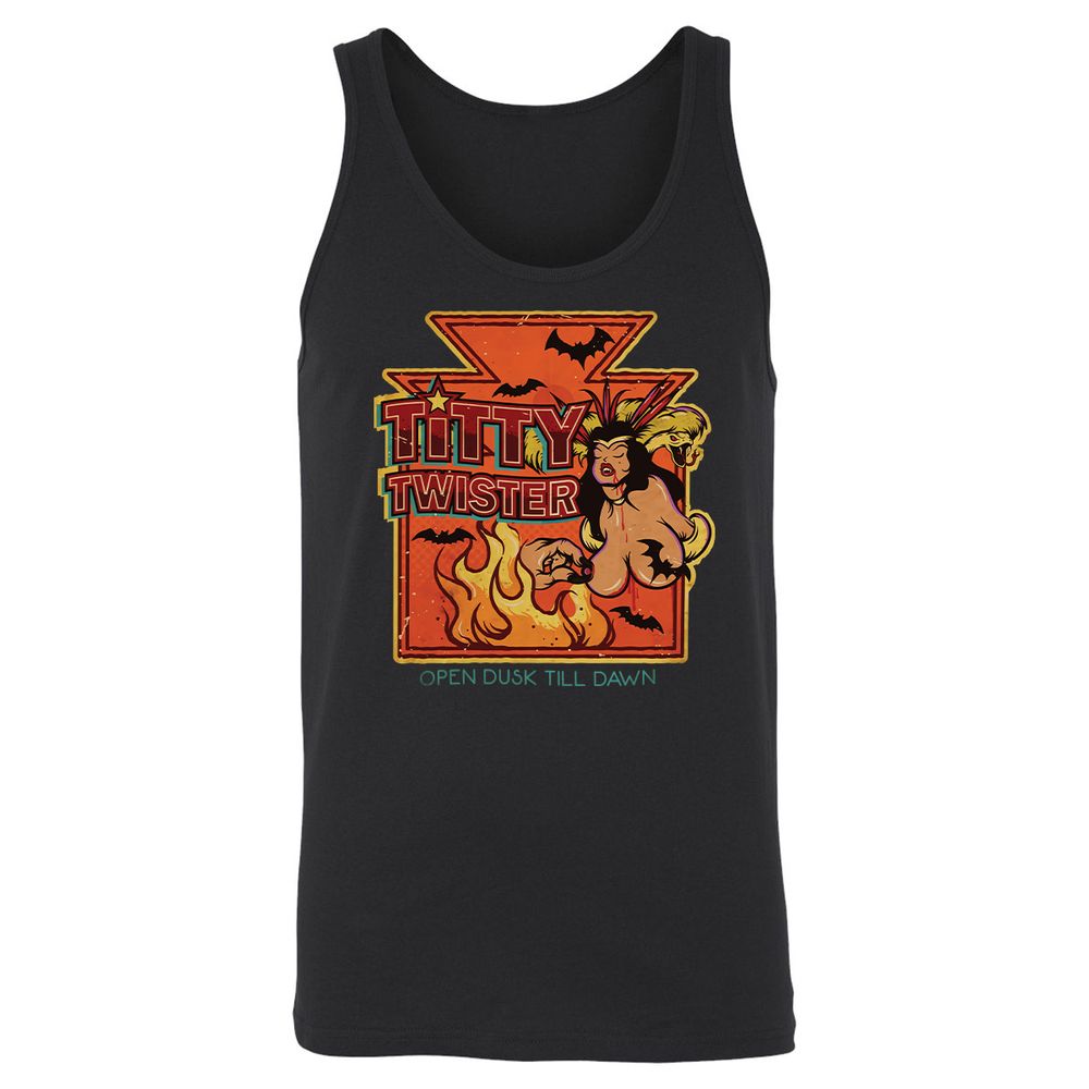 Unisex Jersey Tank - ZNUPU886 - Black - 1