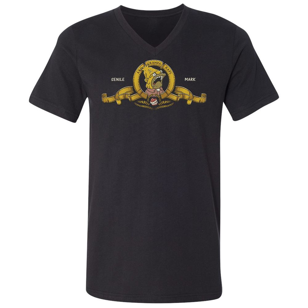 Unisex V-Neck T-Shirt - 25UAP1FJ - Black - 1