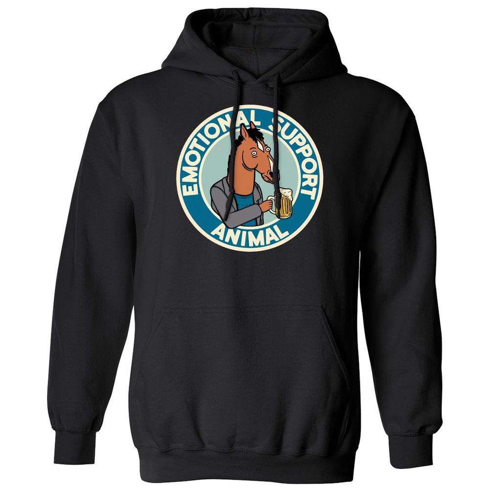 Classic Unisex Hoodie - DS88JYKV - Black - 1