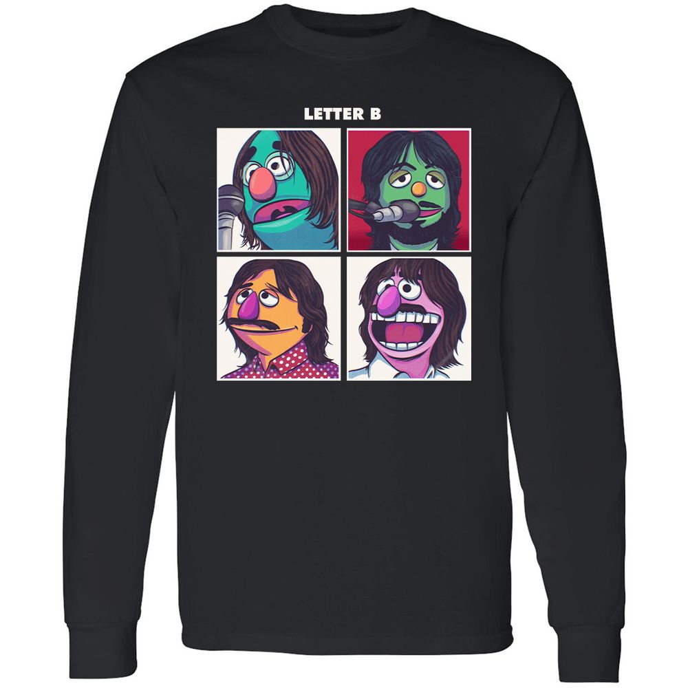 Long Sleeve T-Shirt - RQVWHMEG - Black - 1