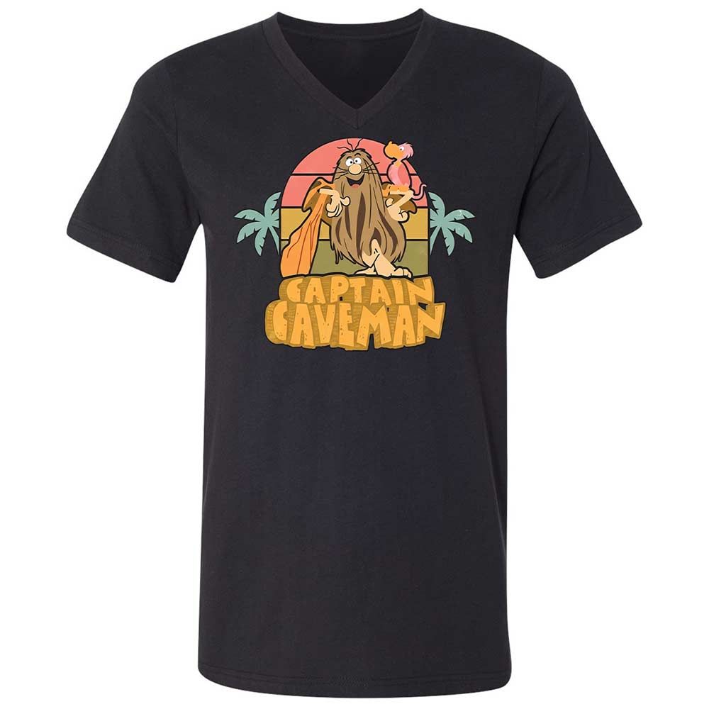 Unisex V-Neck T-Shirt - FFD6YE24 - Black - 1