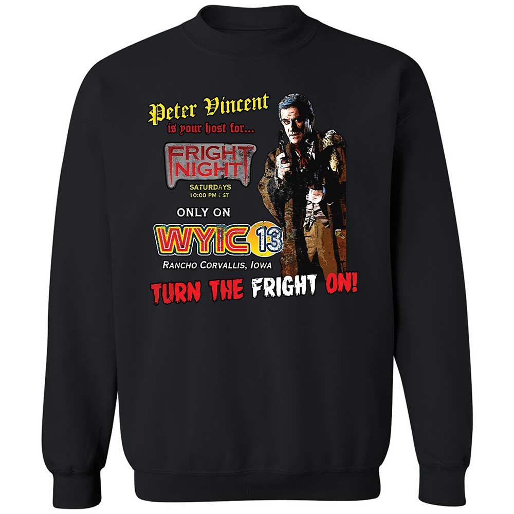 Peter Vincent Fright horror night cult - Black - 1