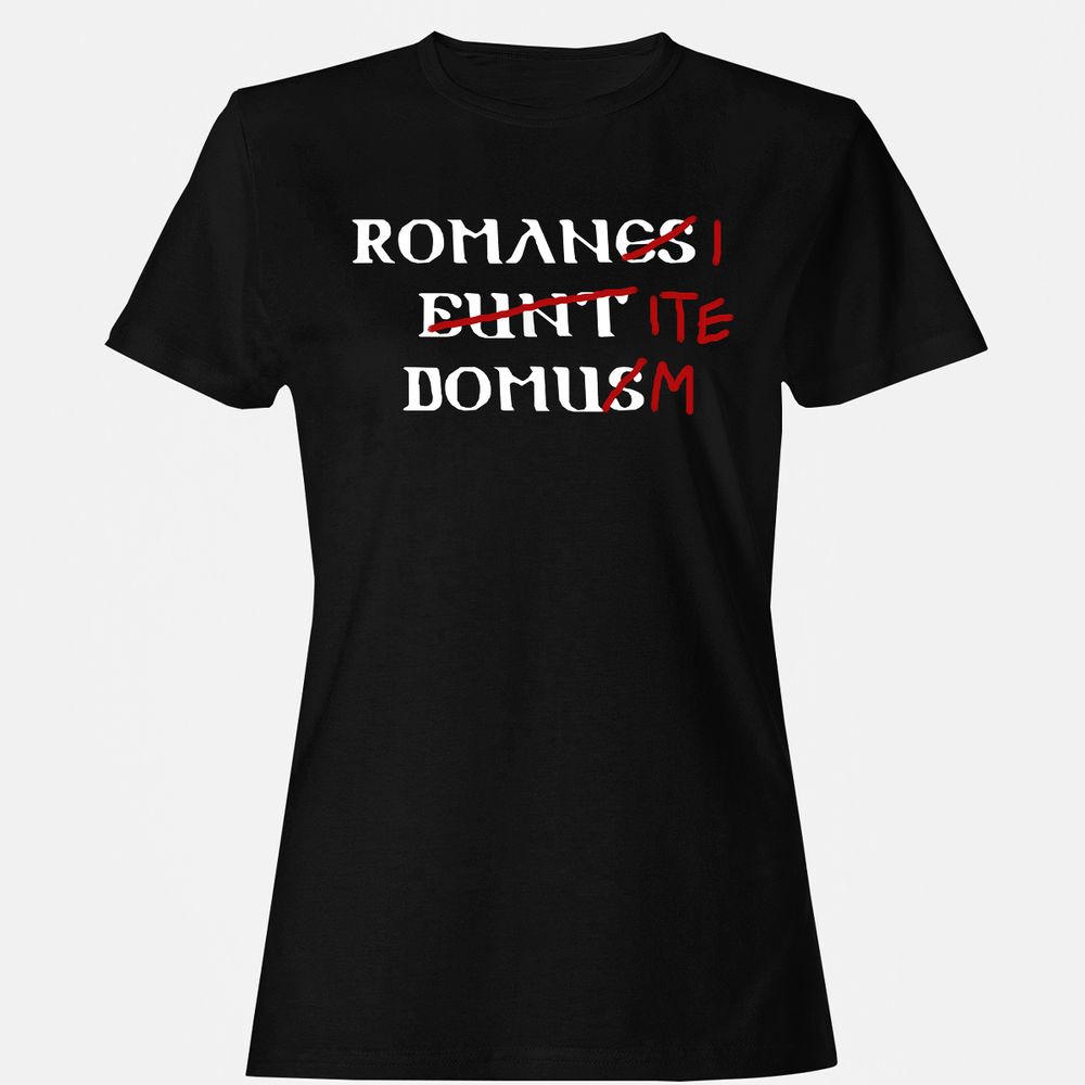 Women's T-Shirt - QRK49174 - Black - 1