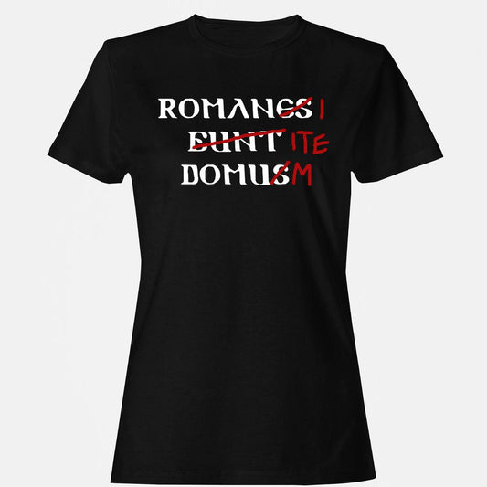 Women's T-Shirt - QRK49174 - Black - 1