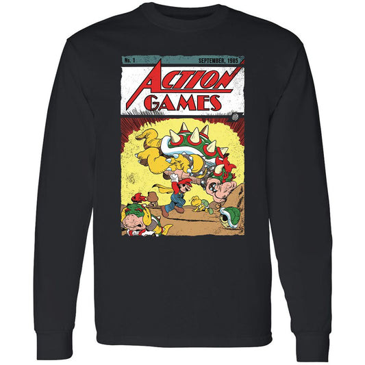 Long Sleeve T-Shirt - 5478ER9S - Black - 1