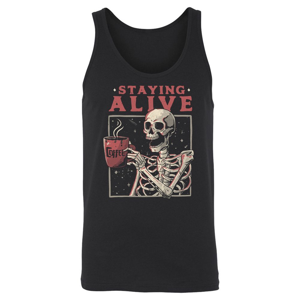 Unisex Jersey Tank - 6GQYN66S - Black - 1