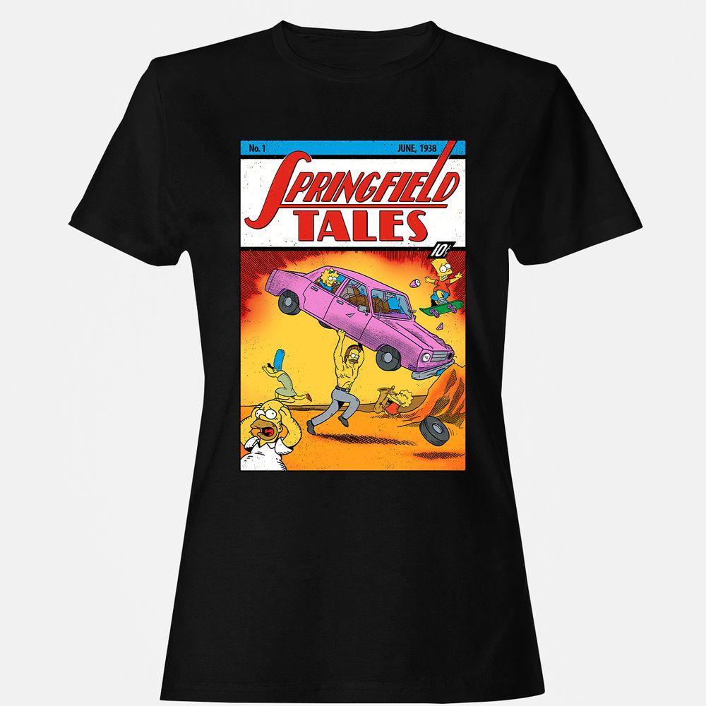 Women's T-Shirt - 7YJQMF7T - Black - 1