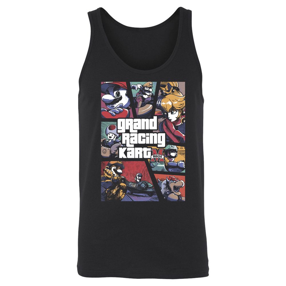 Unisex Jersey Tank - BRG9P3PV - Black - 1