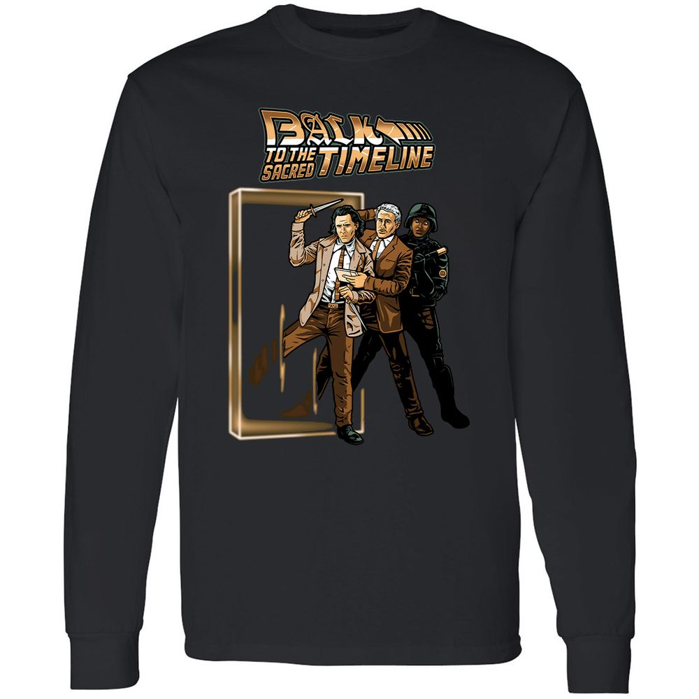 Long Sleeve T-Shirt - QYB63UNR - Black - 1