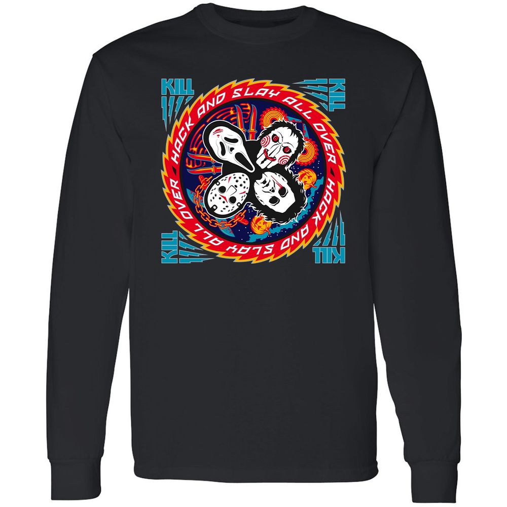 Long Sleeve T-Shirt - FV3K6WYZ - Black - 1