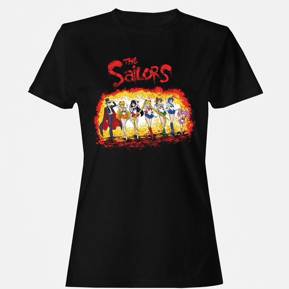 Women's T-Shirt - UZ6FSLE8 - Black - 1