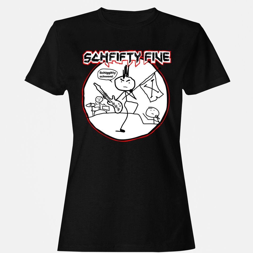 Women's T-Shirt - GEJVSXYK - Black - 1