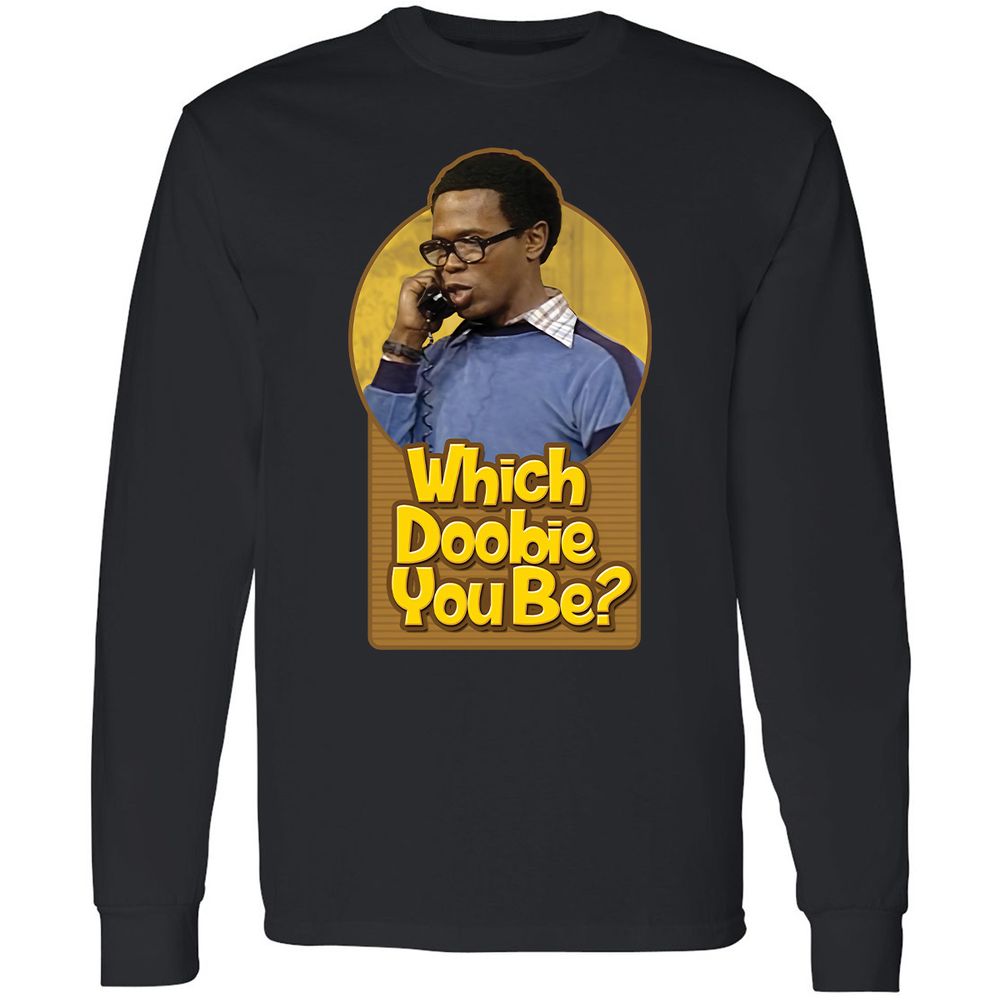 Long Sleeve T-Shirt - KJ6B2TU8 - Black - 1