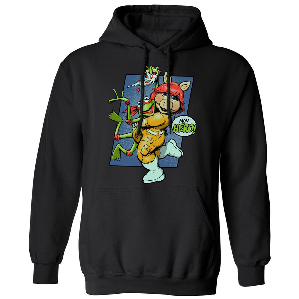 Classic Unisex Hoodie - P6D39PWA - Black - 1