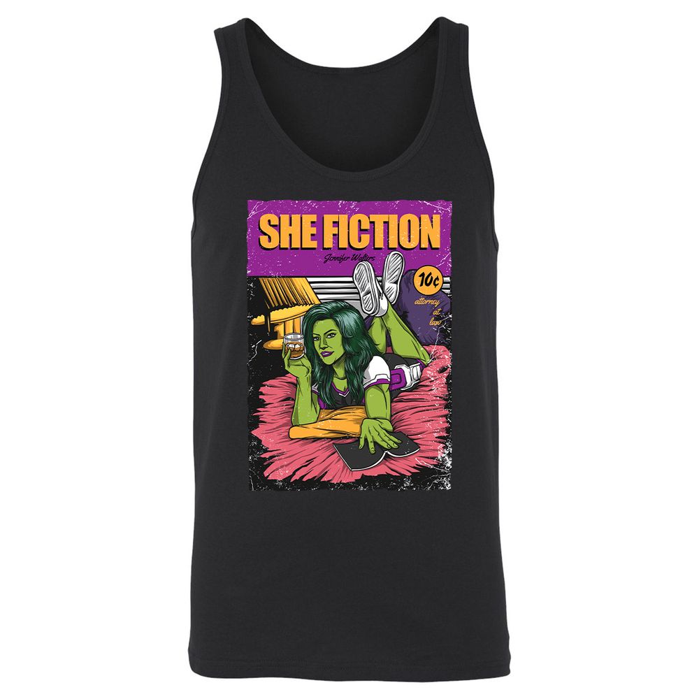 Unisex Jersey Tank - LYQ9JVRV - Black - 1