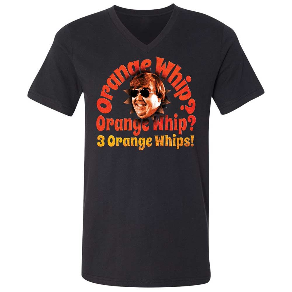 Unisex V-Neck T-Shirt - N414H56K - Black - 1