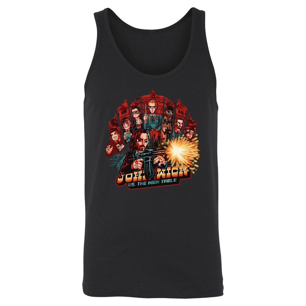 Unisex Jersey Tank - 9U78NA7X - Black - 1