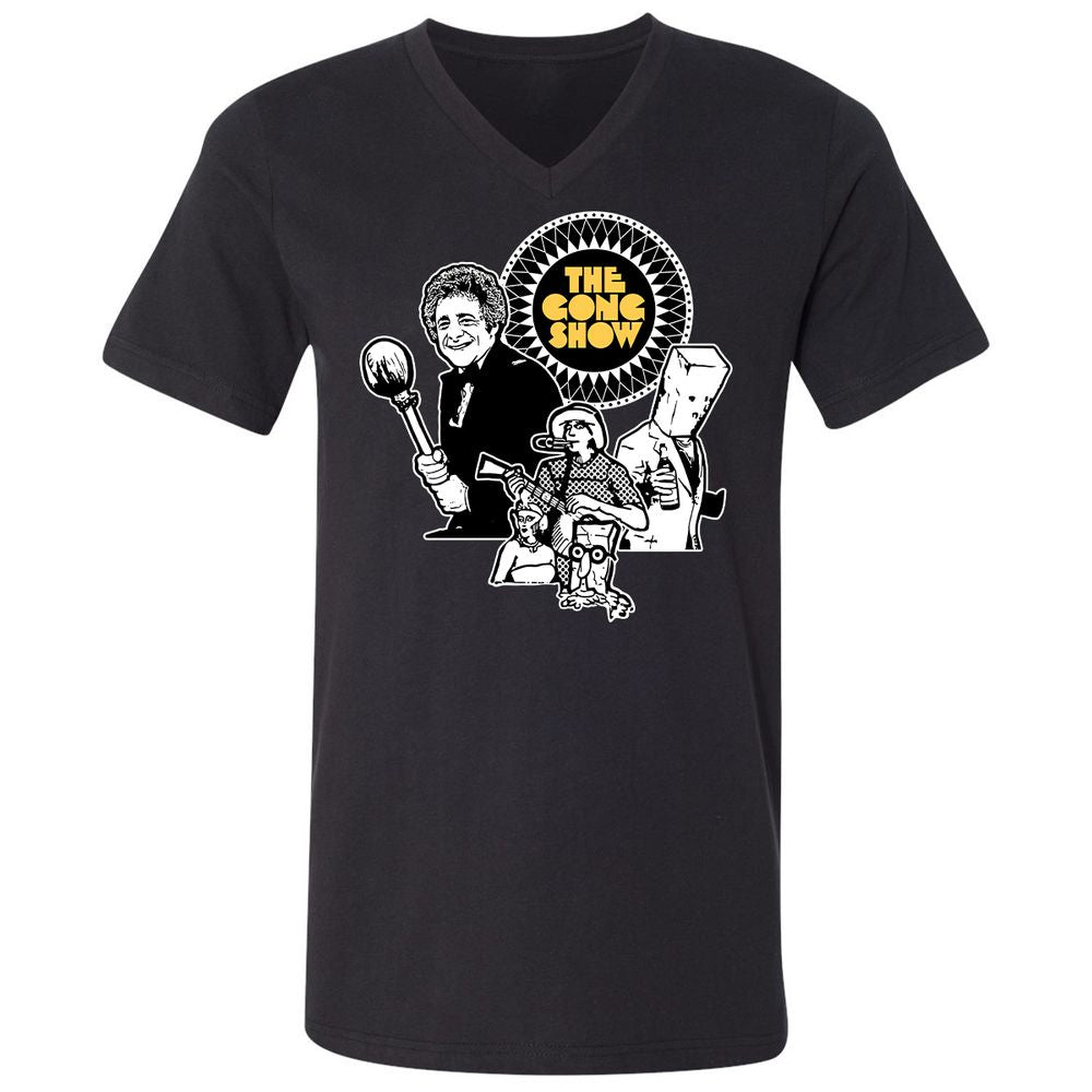 Unisex V-Neck T-Shirt - 5MAGVYSR - Black - 1