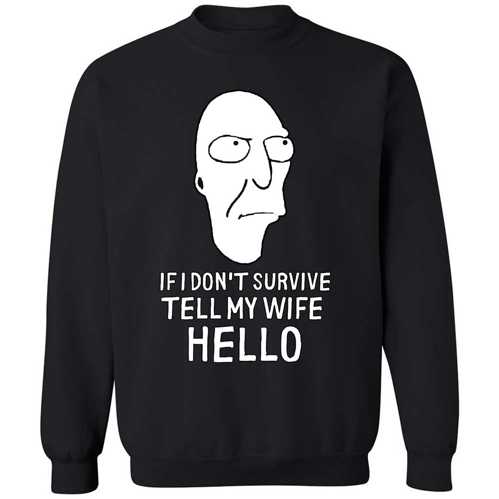 Classic Unisex Sweatshirt - 69ARHAX6 - Black - 1