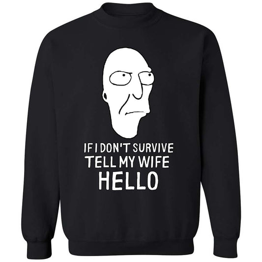 Classic Unisex Sweatshirt - 69ARHAX6 - Black - 1