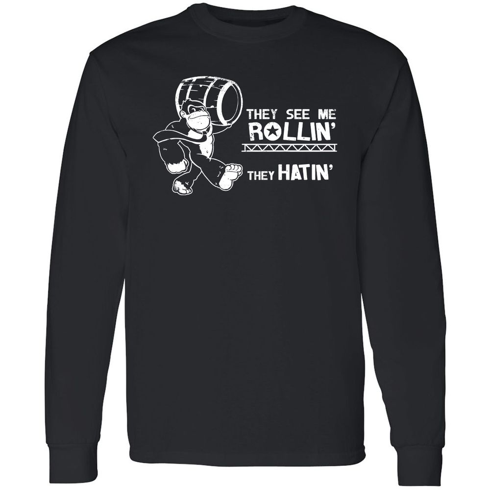 Long Sleeve T-Shirt - LZ3T2EHB - Black - 1