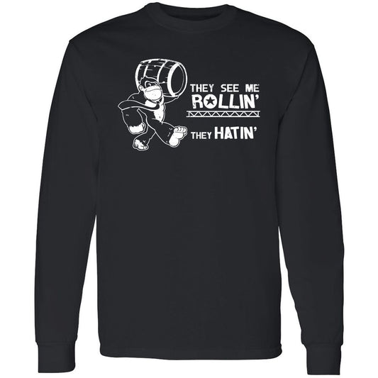 Long Sleeve T-Shirt - LZ3T2EHB - Black - 1