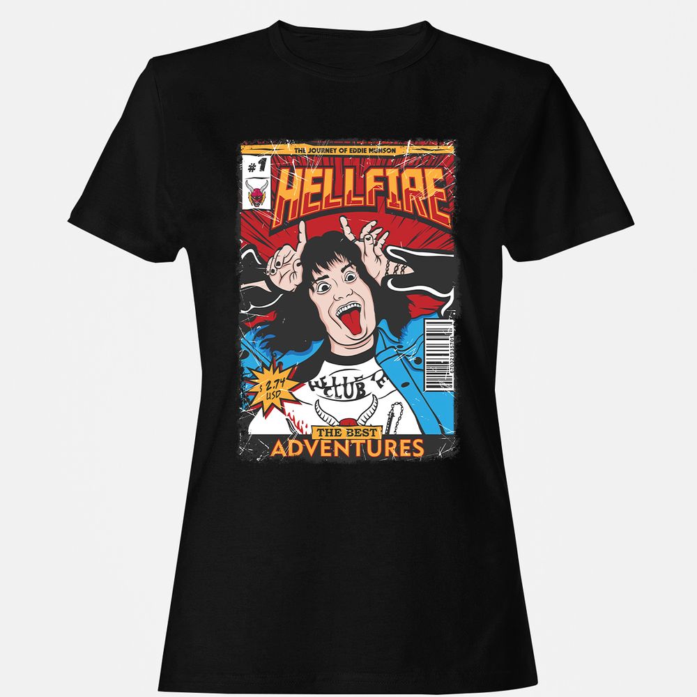 Women's T-Shirt - JSV2PFDP - Black - 1
