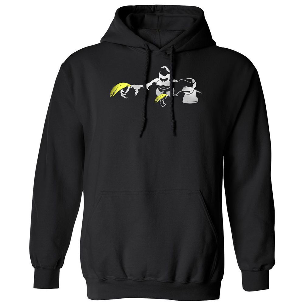 Classic Unisex Hoodie - UVHNWUWP - Black - 1