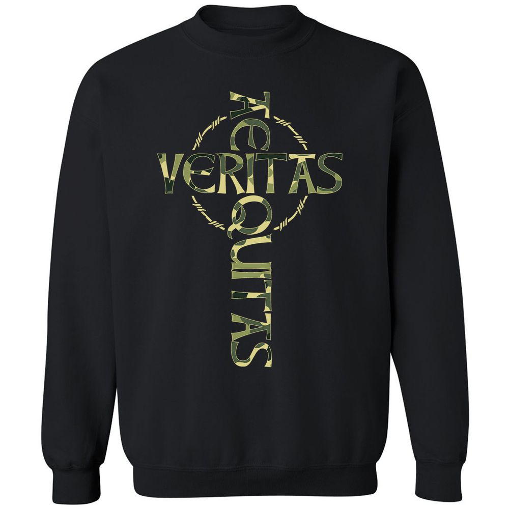 Classic Unisex Sweatshirt - P2F4AWD8 - Black - 1
