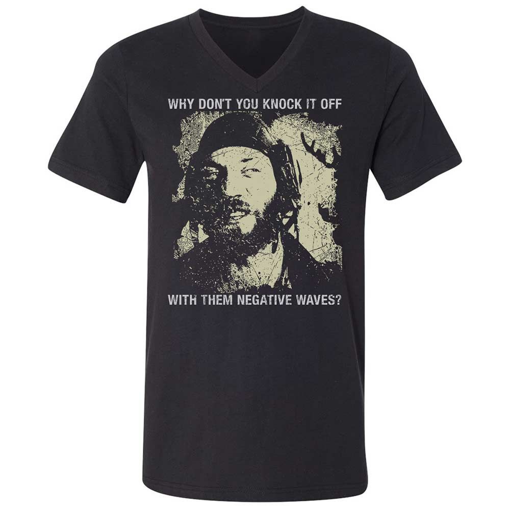 Unisex V-Neck T-Shirt - N8TWV14J - Black - 1