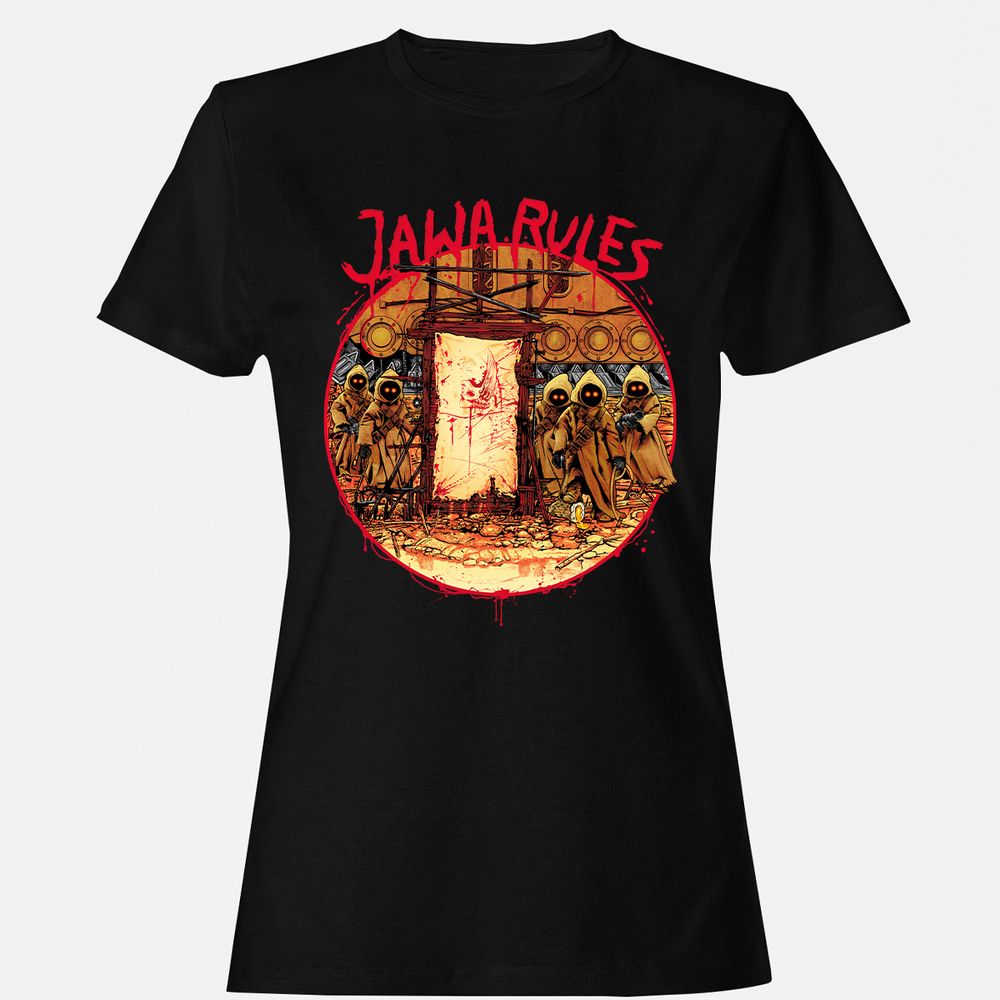 Women's T-Shirt - 7A59YYT9 - Black - 1