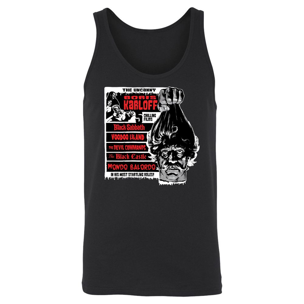 Unisex Jersey Tank - D3HNHBHZ - Black - 1